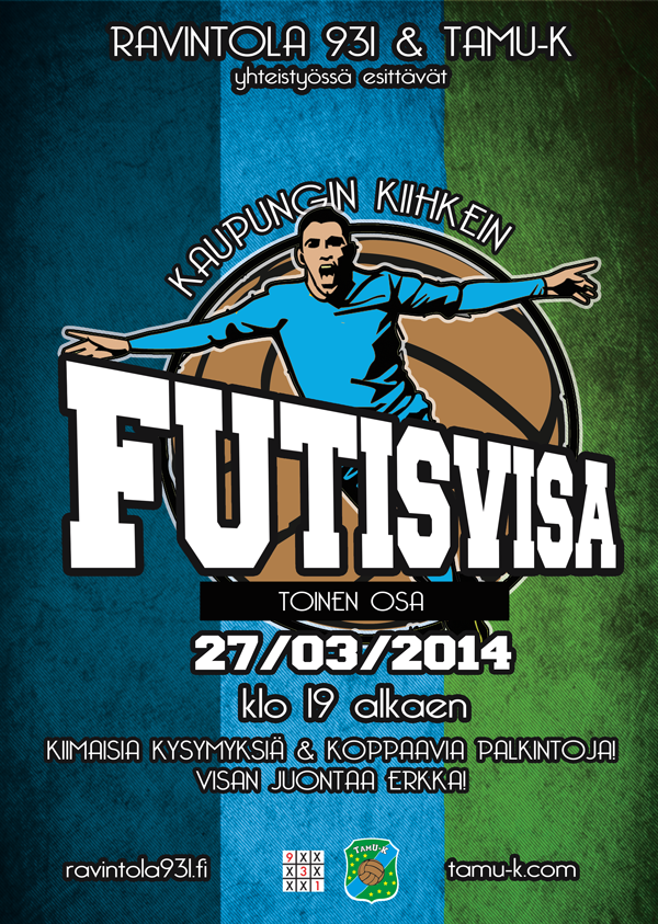 Kaupungin kiihkein FUTISVISA 27.3.