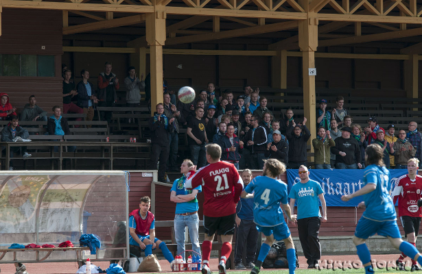 Sinikaartilla oli totutusti vahva edustus Pyynikillä